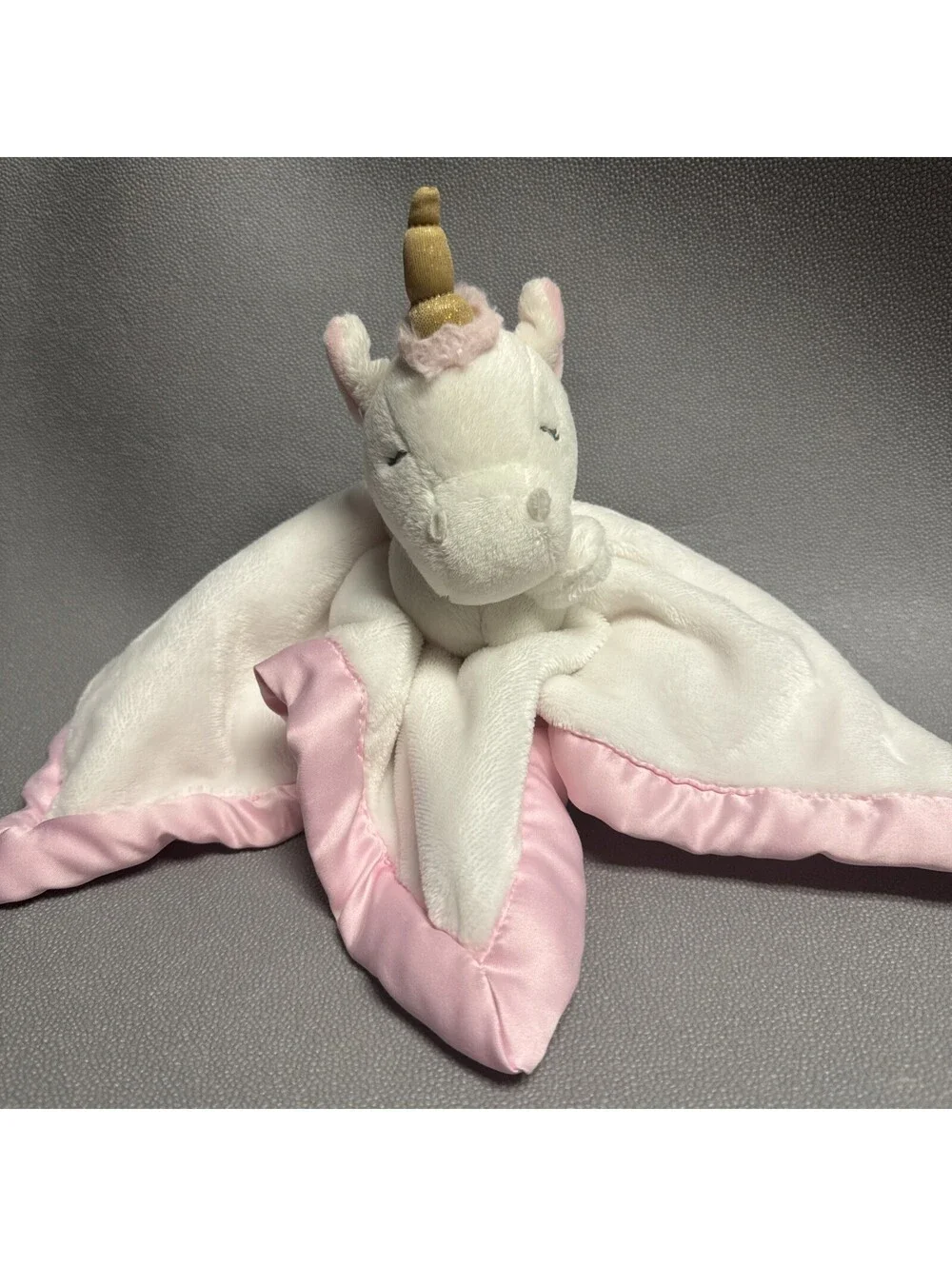 Carters Just One You Blanket Baby Unicorn Toy Target Security Lovey Satin 13”
